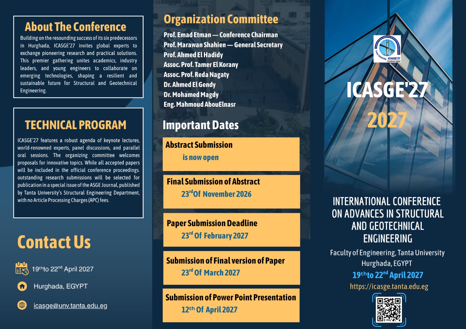 ICASGE'27 Brochure